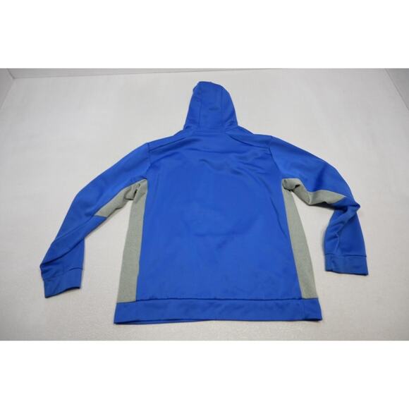 Nike Hoodie Therma Fit Blue Pull Over Fleece Sweater Mens Size Large - Picture 10 of 11